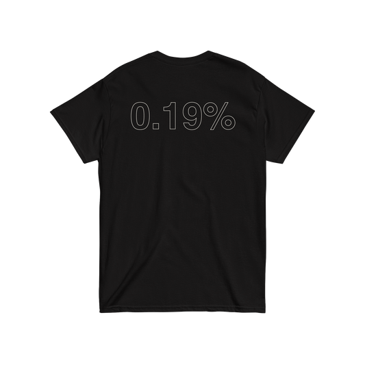Camiseta 0.19% Outline Back Logo