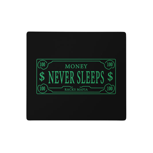 Alfombrilla para ratón Money Never Sleeps