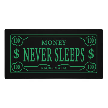 Alfombrilla para ratón Money Never Sleeps