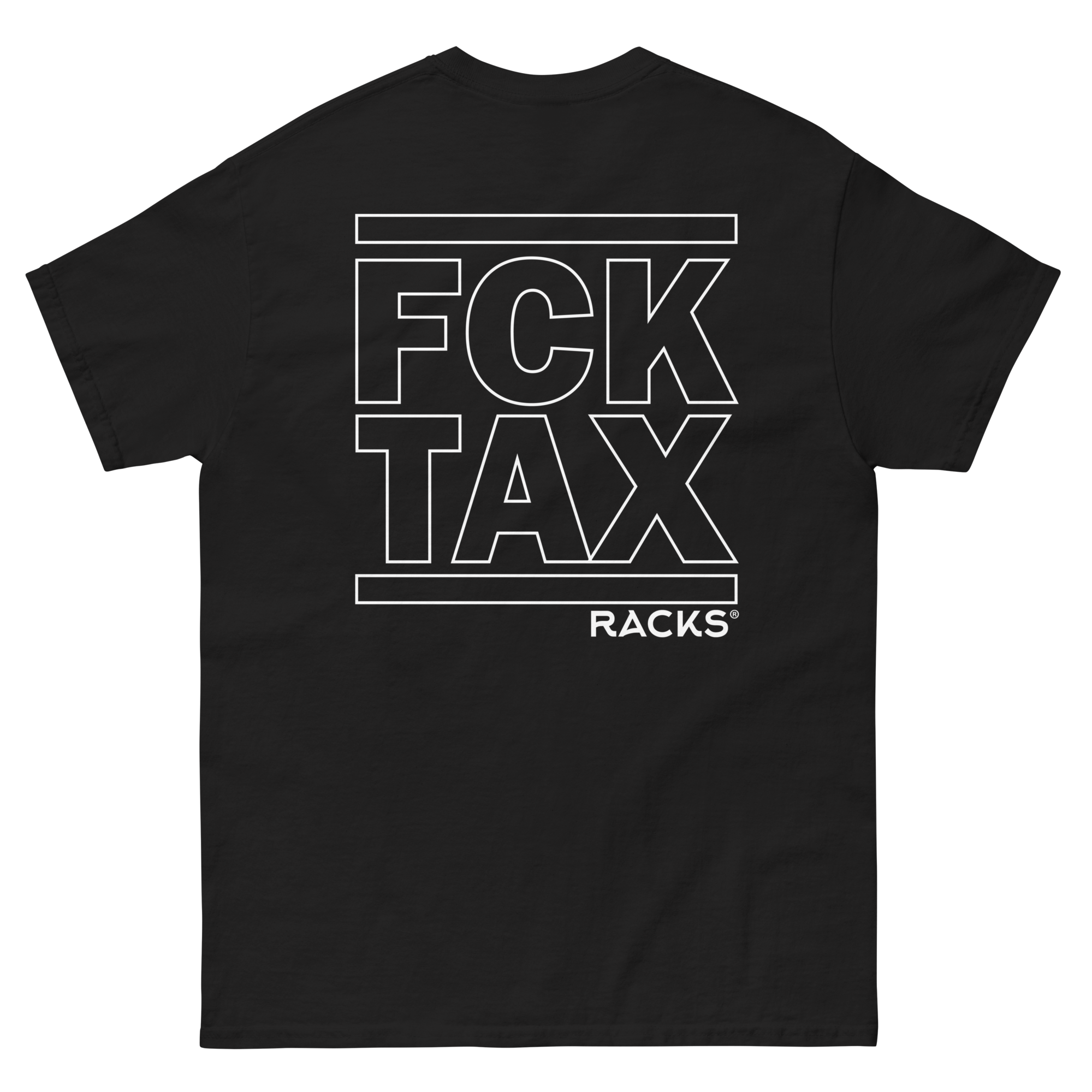 Camiseta FCK TAX Outline white