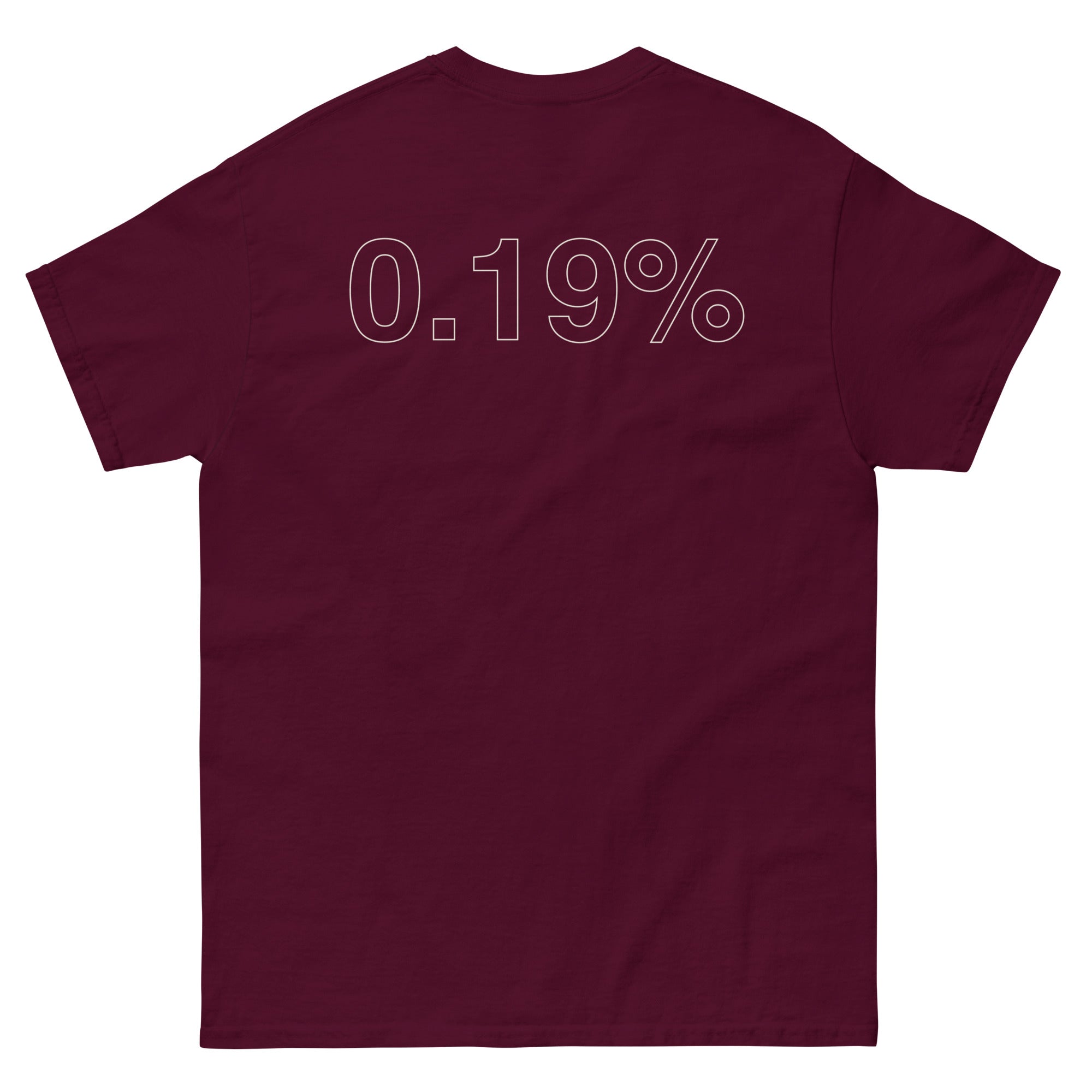 Camiseta 0.19% Outline Blanco