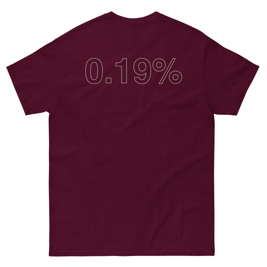 Camiseta 0.19% Outline Blanco